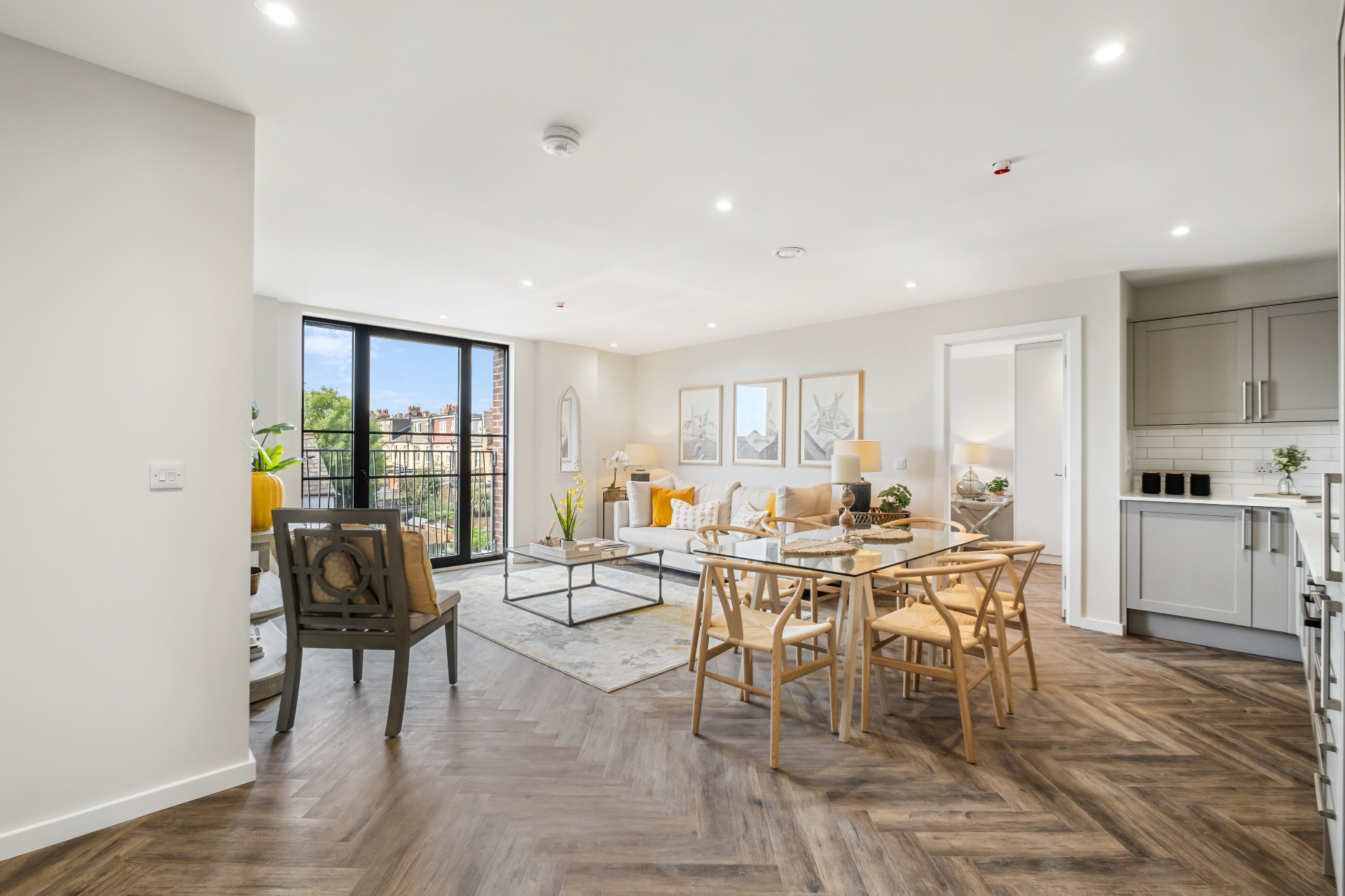 Open-plan living space
